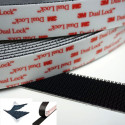 Rouleau adhésif noir en velcro Dual Lock™ de la marque 3M™