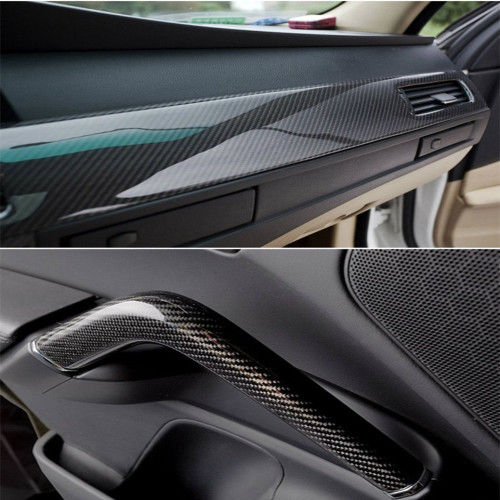 5D High Gloss Black Carbon Fiber Car Wrap decorative film Best