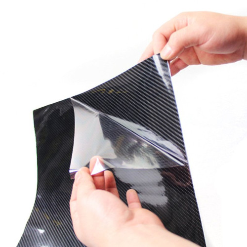 5D High Gloss Black Carbon Fiber Car Wrap decorative film Best