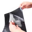 5D High Gloss Black Carbon Fiber Car Wrap decorative film Best