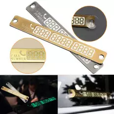 Car Styling Parking Notification Phone Number Plate Best Price