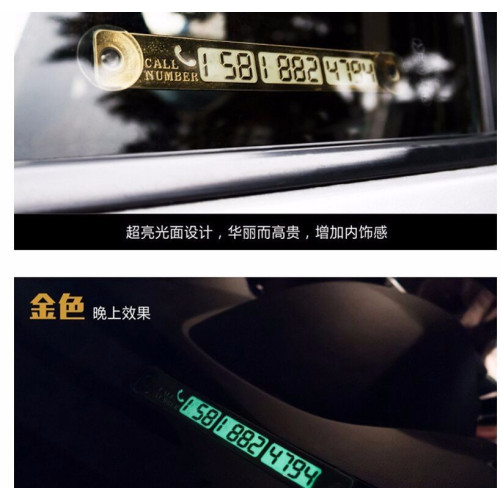 Targhetta che si illumina al buio in alluminio con numero