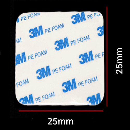 3M™ T1600 PE FOAM VHB Double Sided Acrylic Foam Mounting Square