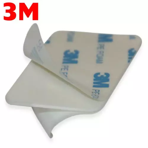 3M™ T1600 PE FOAM VHB Double Sided Acrylic Foam Mounting Square
