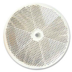 2 Rückstrahlender Reflektoren Aufkleber Scheibe mit/ohne Loch 2