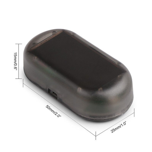 Simulador alarme antirroubo para carro com luz LED intermitente