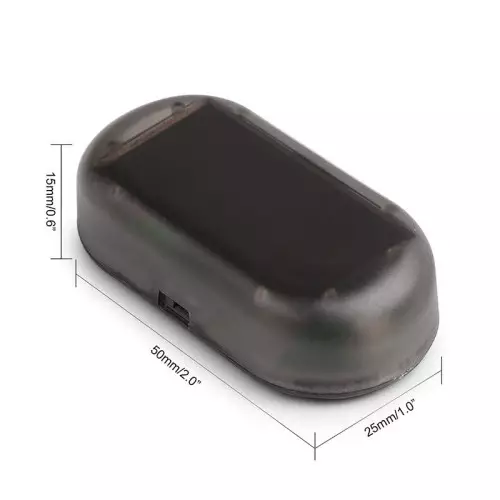 Allarme di sicurezza antifurto auto con avvertimento flash