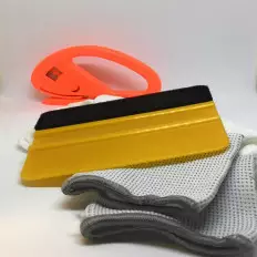 Kit applicazione pellicole car wrapping (Spatola 3M™ oro -