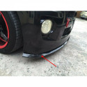 Universal Front Bumper Spoiler Rubber Skirt Protector (Carbon