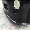 Universal Front Bumper Spoiler Rubber Skirt Protector (Carbon