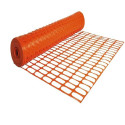 Filet de chantier pour clôture en plastique orange également à