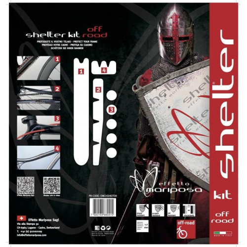 Kit protettivo telaio Shelter off road effetto MARIPOSA - 1,2mm