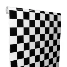 Zielflagge-Klebefolie Schwarz-Weiß für Car-Wrapping 2