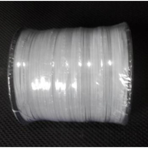 Banda reflectante plateada de coser en material PET - 100mt x