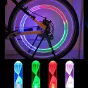 2 Luces Led multicolor para Válvula de Rueda de Bicicleta en 4