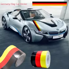Bande Drapeau Allemand pour BMW, Audi et Mercedes - 15cm Vente 2