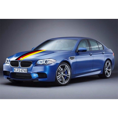 Pegatina bandera alemana para BMW, Audi y Mercedes Mejor