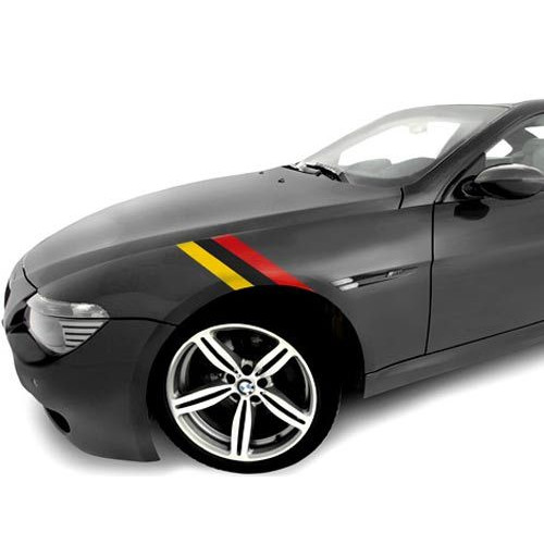 Faixa Bandeira alemã para BMW, Mercedes e Audi - 15cm Melhor