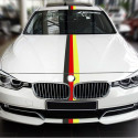 German flag band for BMW, Mercedes and Audi - 15cm Best Price