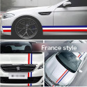 French flag band for BMW, Mercedes and Audi - 15cm Best Price