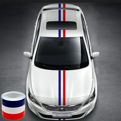 Bande Drapeau Français pour BMW, Audi et Mercedes - 15cm Vente