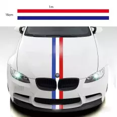 French flag band for BMW, Mercedes and Audi - 15cm Best Price 2