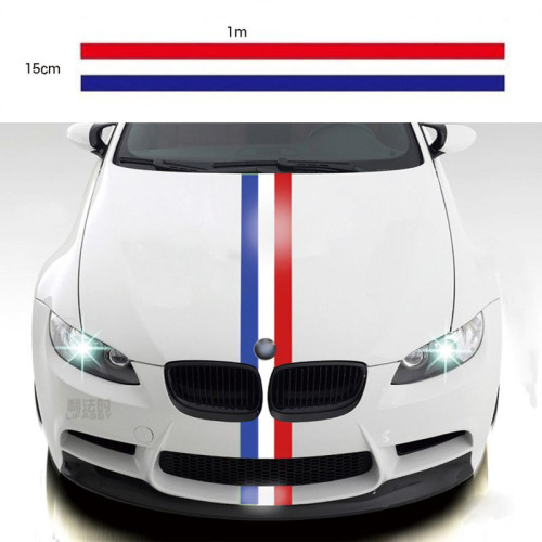 Bande Drapeau Français pour BMW, Audi et Mercedes - 15cm Vente