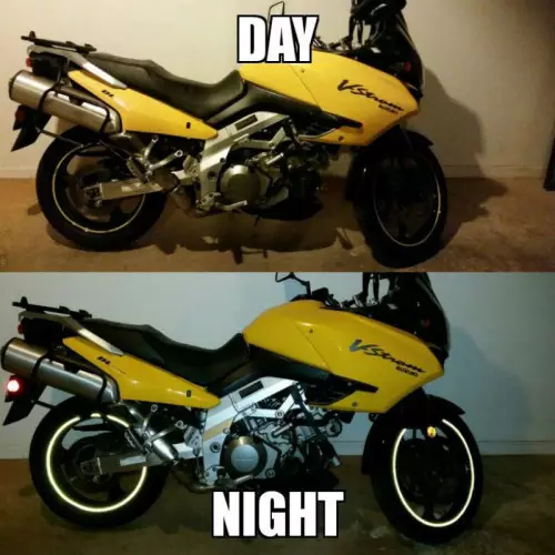 3M ™ 580 series night reflective strips for motorbikes - 7mm x