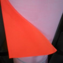 Tecido reflexivo laranja fluorescente para costurar 140cm