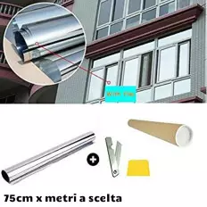 Pellicola effetto specchiato per finestre e vetrate colore 2