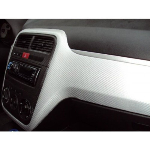 Película de envoltura de carbono 5D BLANCO BRILLANTE Mejor