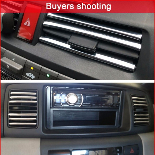 Chromband für Lüfterklappe von Autoklimaanlage - 3mt Bester