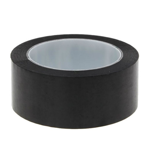 Nastro adesivo nero siliconico mascheratura in poliestere per