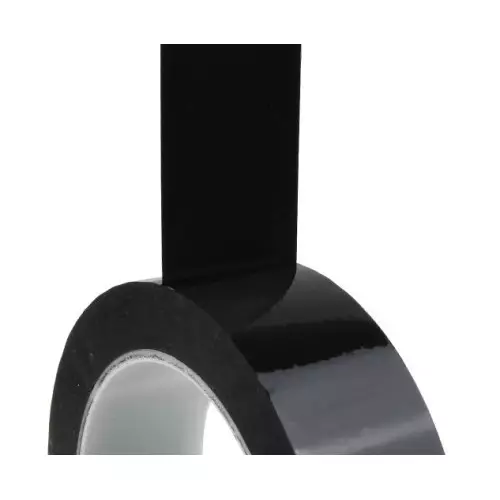 Schwarzes Silikonklebeband aus Polyester für Abdeckung bei