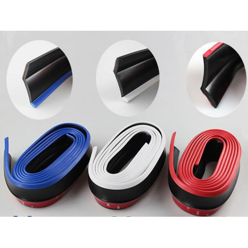 Protetor para-choques de carro em borracha dura duas cores -