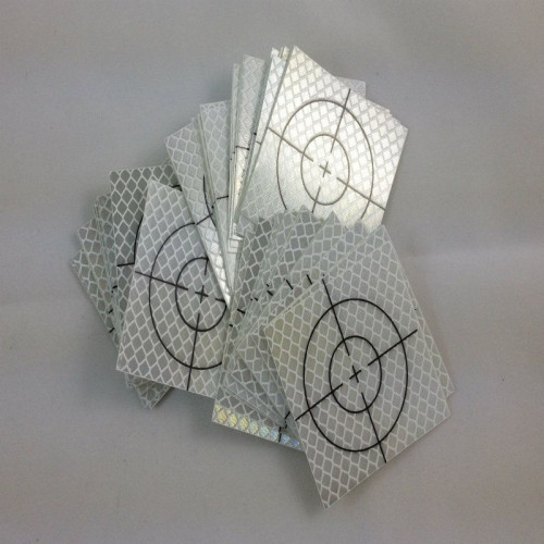 Autocollants réfléchissants avec croix de cible – 20 pièces