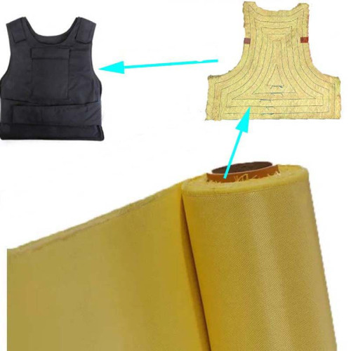 GEWEBE Kevlar Aramid-Faser von 240 g / m² Taft - 1 m x 100cm
