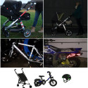 13 diverse reflektierende Aufkleber, um Kinderwagen, Fahrräder