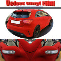 Nastro pellicola adesiva in velluto rosso wrapping per tuning e