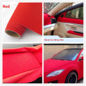 Nastro pellicola adesiva in velluto rosso wrapping per tuning e