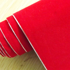 Klebefolienband aus rotem Samt für Tuning Wrapping Dekoration