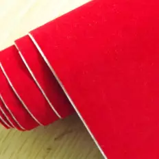 Nastro pellicola adesiva in velluto rosso wrapping per tuning e