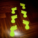 8x anti-slip fluorescent sticky little toes Best Price, shop
