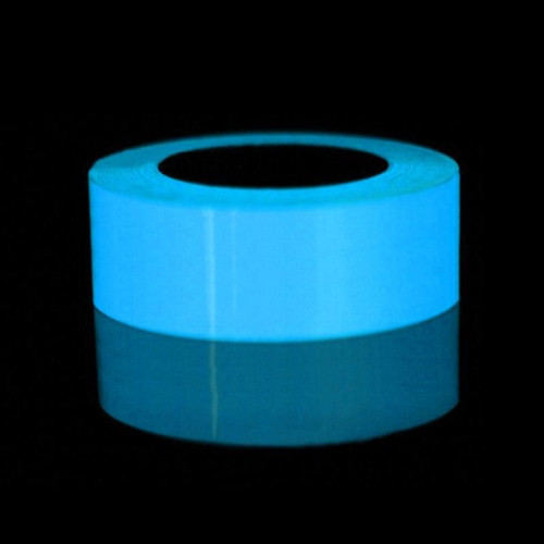 Nastro adesivo luminescente fosforescente si illumina al buio