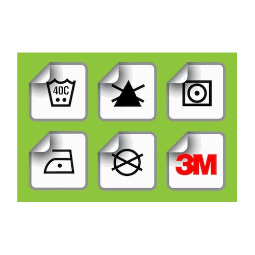 3M™ 8906 high visibility silver reflective fabric sew on tape -