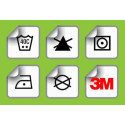 3M™ 8906 high visibility silver reflective fabric sew on tape -