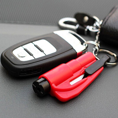 Martillo De Emergencia Rompe Vidrios Corta Cinturon Mejor