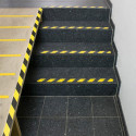 Black and Yellow Chevron Hazard Anti Slip adhesive tape for