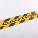Gelb-schwarzer rutschfester Aufkleber mit Aufschrift "CAUTION"