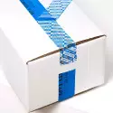 Nastro adesivo anti-manomissione colore blu che lascia scritta